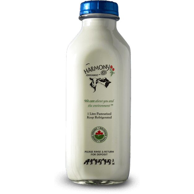 ORGANIC 2% MILK (GLASS) 1L