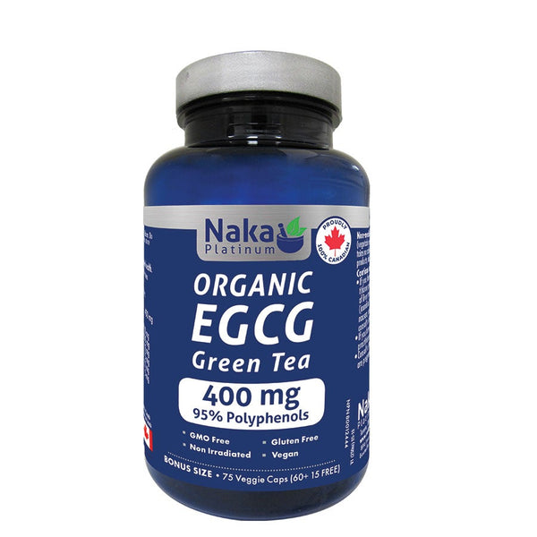 ORGANIC EGCG GREEN TEA 400MG 75C
