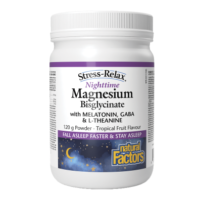 MAGNESIUM BIS-GLYCINATE NIGHTTIME TROPICAL FRUIT FLAVOUR 120G