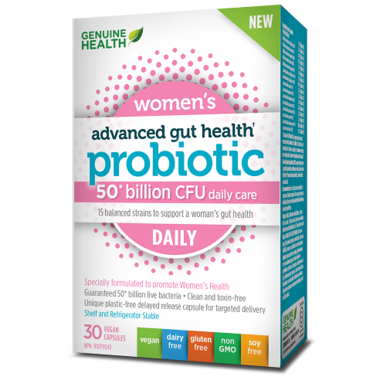 ADVANCED GUT HEALTH PROBIOTIC WOMENS 50B 30C