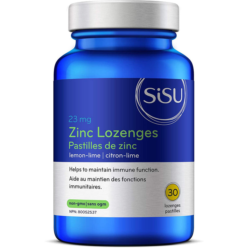 ZINC LOZENGES LEMON-LIME 30CT