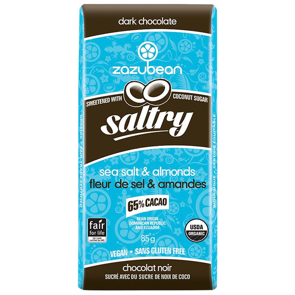 SALTRY SEA SALT & ALMONDS CHOCOLATE BAR