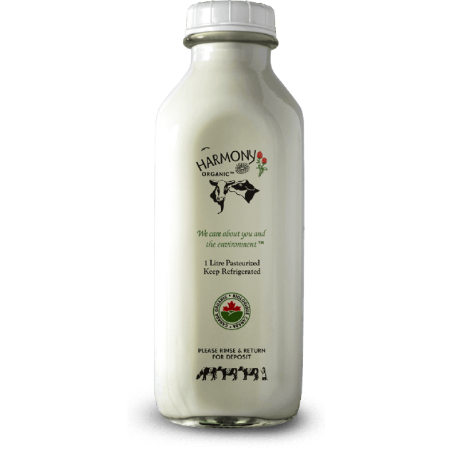 ORGANIC MILK UNHOMOGENIZED (GLASS) 1L