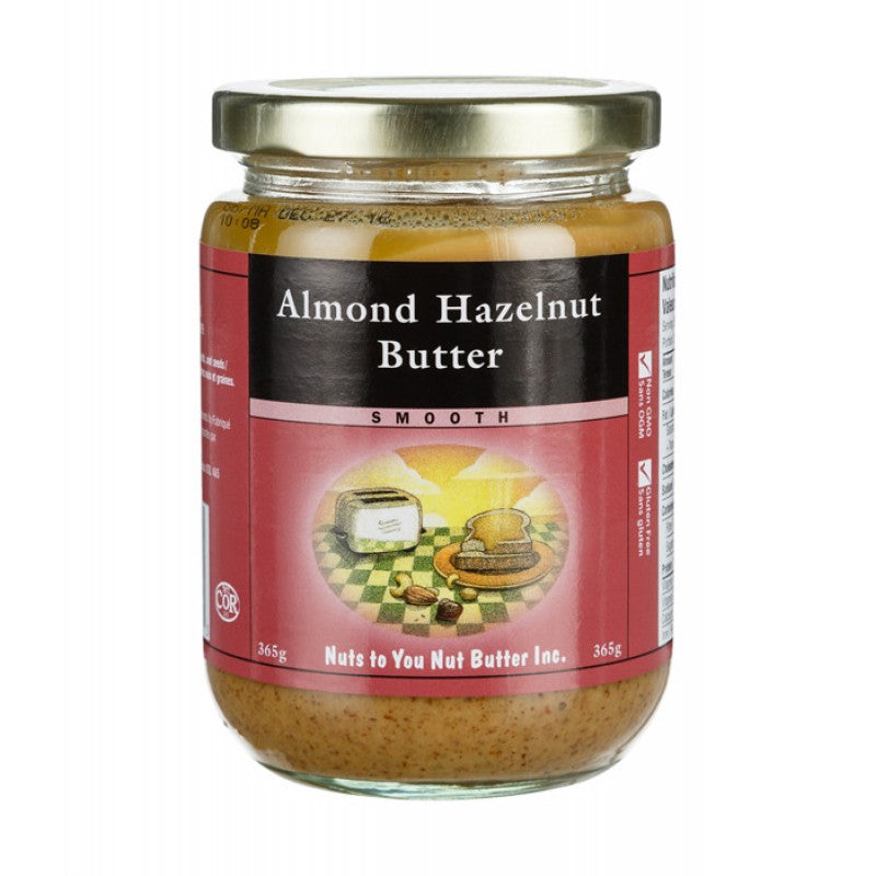 ALMOND HAZELNUT BUTTER SMOOTH 365G