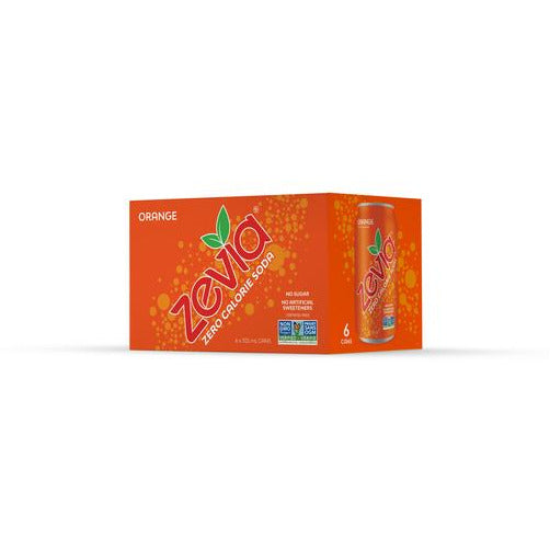 ORANGE ZERO CALORIE SODA 6PK