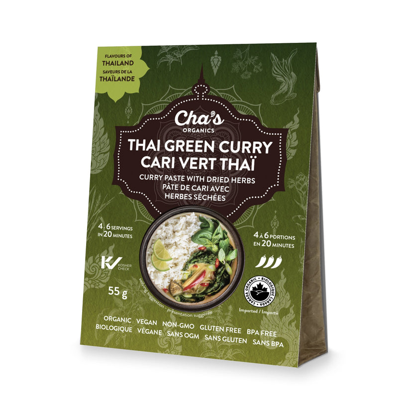 ORGANIC THAI GREEN CURRY PASTE & HERBS