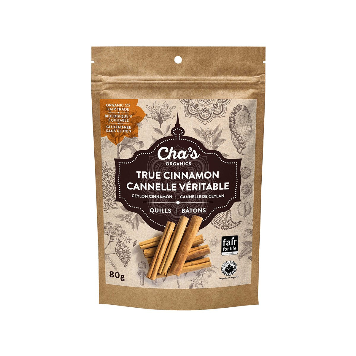 TRUE CINNAMON QUILLS 80G