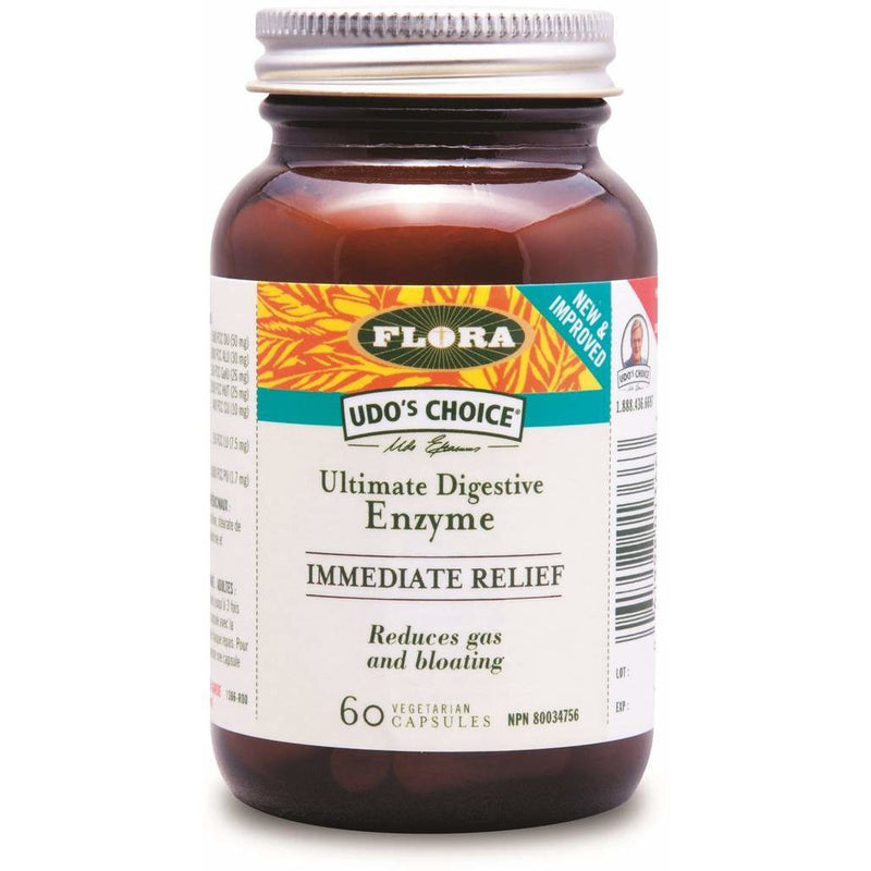 UDO'S CHOICE ENZYMES IMMEDIATE RELIEF 60C