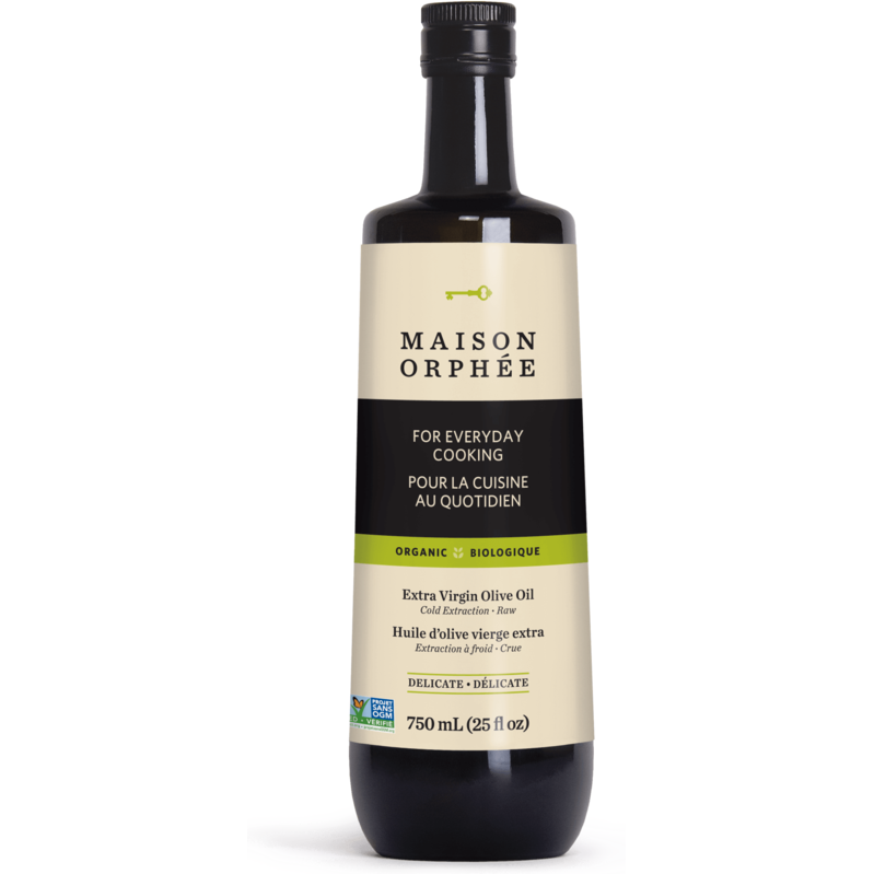 ORGANIC EXTRA VIRGIN OLIVE OIL DELICATE 750ML
