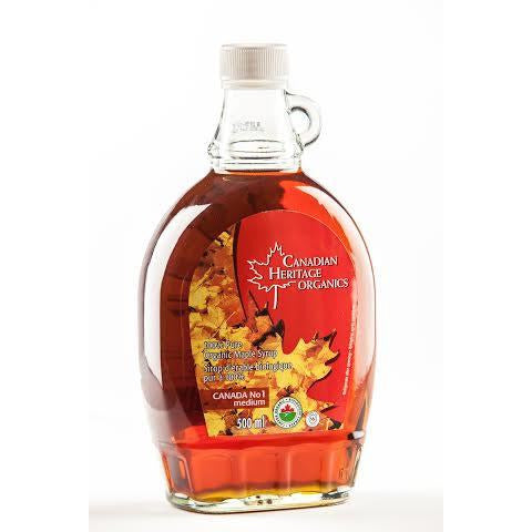 ORGANIC MAPLE SYRUP AMBER 500ML