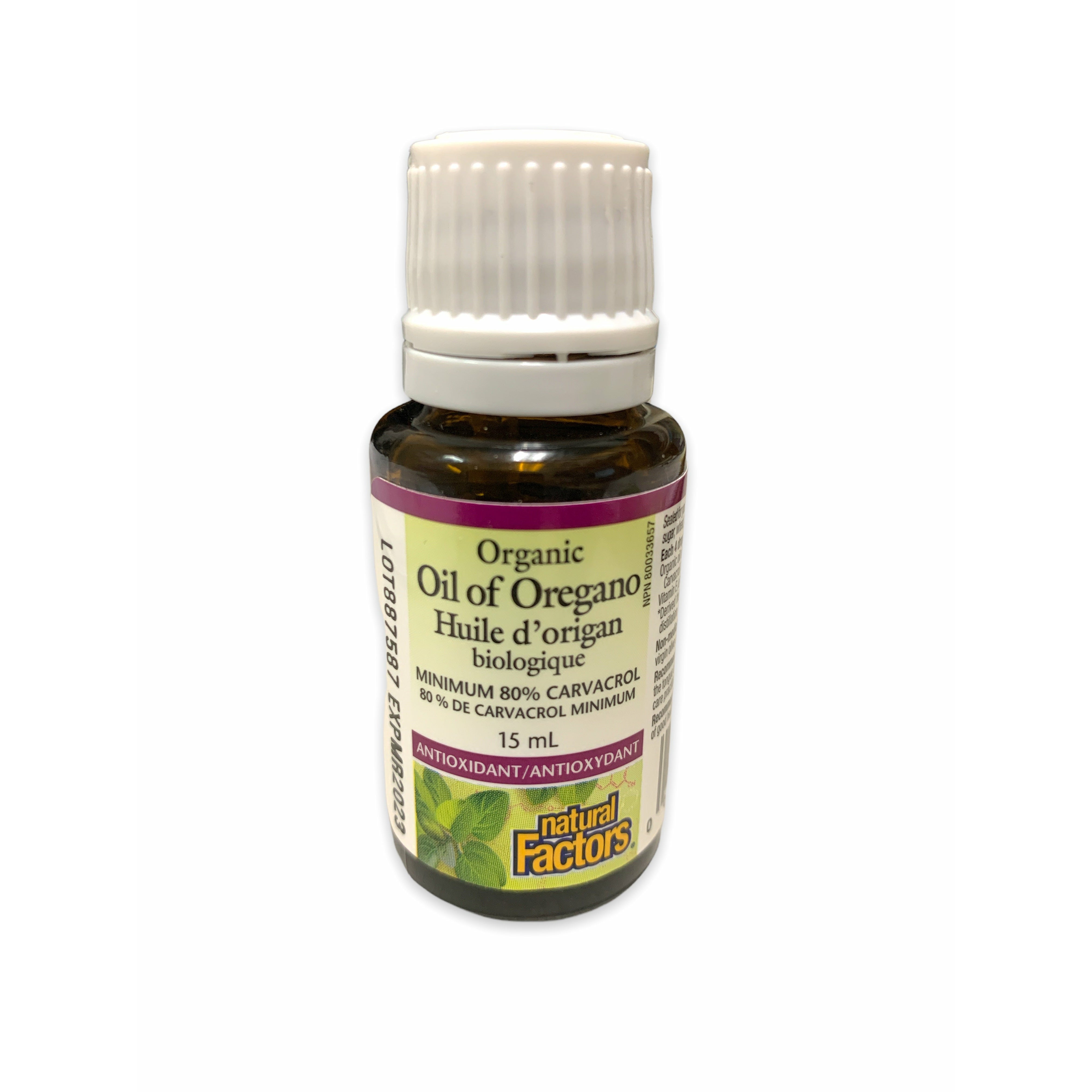 ORGANIC OIL OF OREGANO 15ML