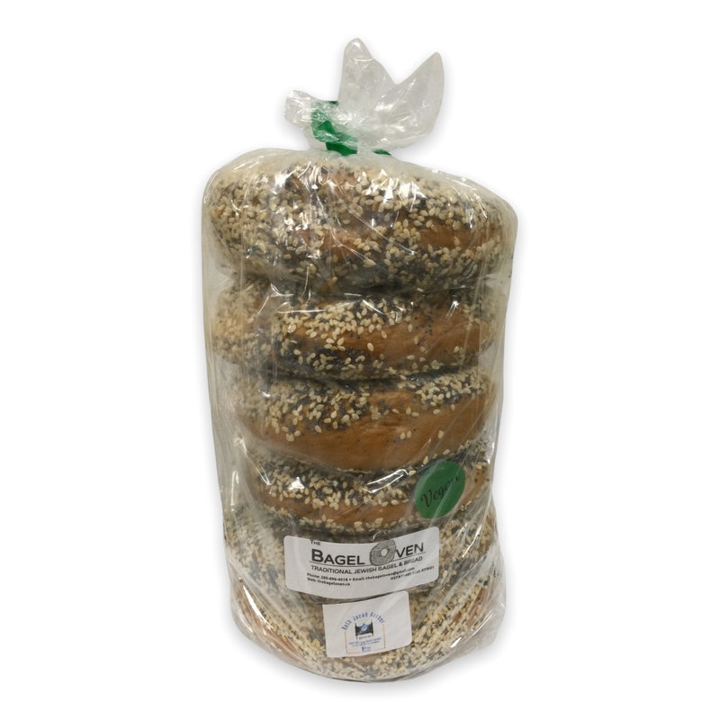 VEGAN BAGELS MIXED SEED 6PK