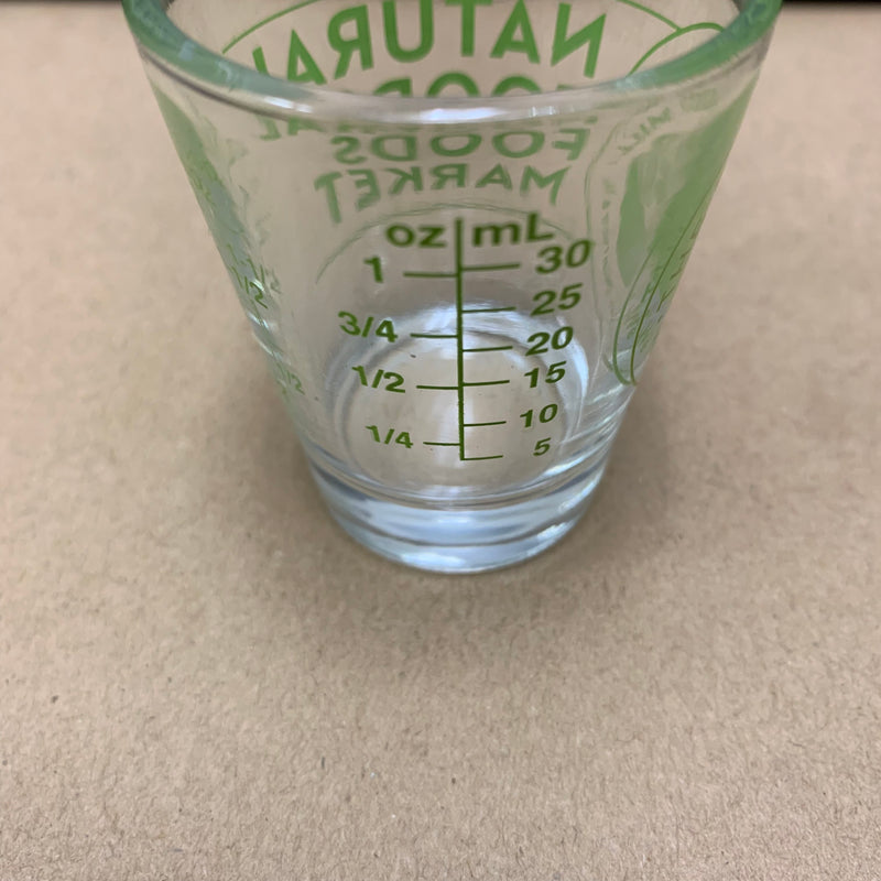 SHOT GLASS WITH GRADUATED MEASURE