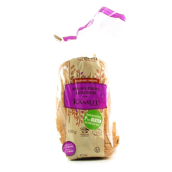 ORGANIC KAMUT RAISIN BREAD