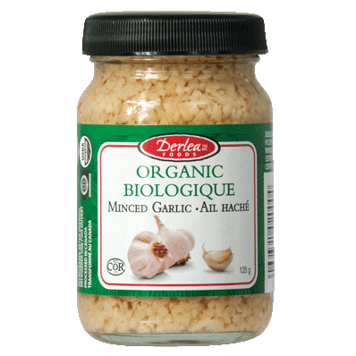 ORGANIC MINCED GARLIC 125G