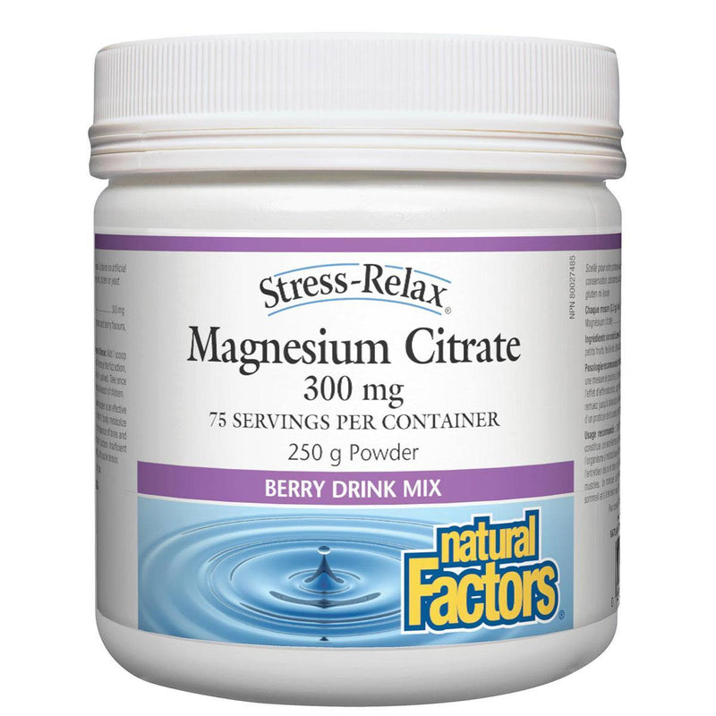 MAGNESIUM CITRATE 300MG BERRY 250G PWD
