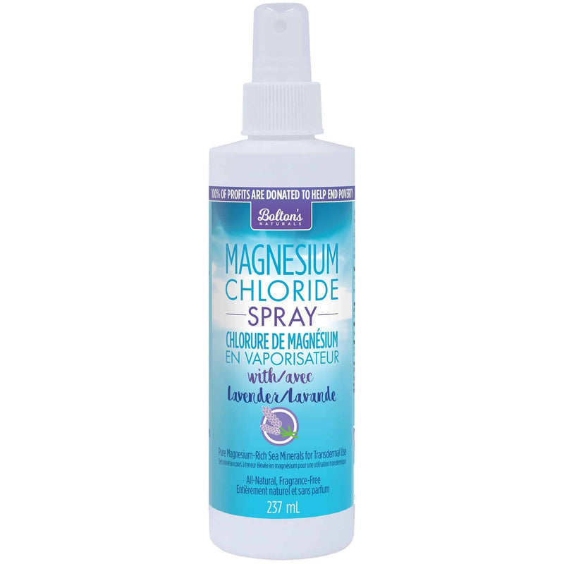 MAGNESIUM CHLORIDE SPRAY + LAVENDER 237ML